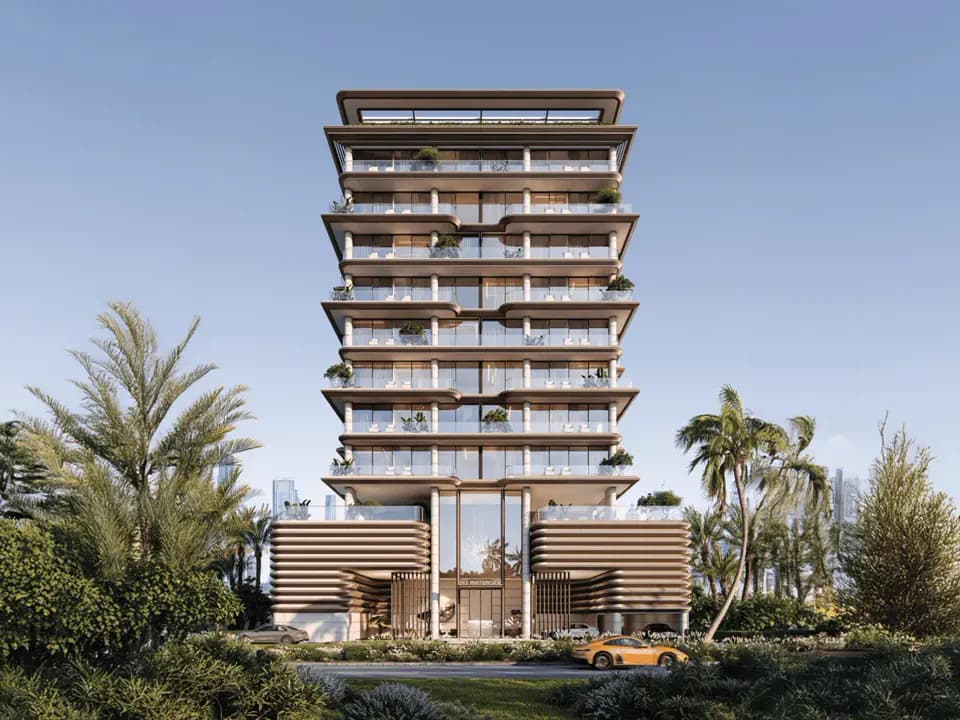 Рендер фасада проекта 241 Waterside